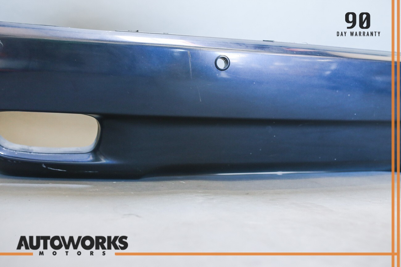 03-08 Maserati Quattroporte M139 Rear Bumper Cover Panel Blue Nettuno OEM