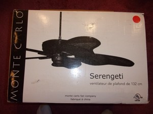 Monte Carlo Serengeti 52 Ceiling Fan Brand New Original Price