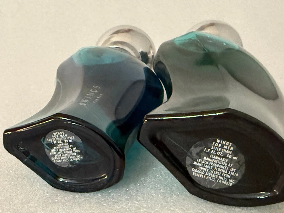Giorgio Beverly Hills WINGS Hombre 1.0 OZ Edt Spray/1.7 OZ After Shave Splash Foto 4 de 4