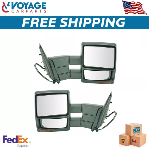 Trail Ridge Tow Mirror Power Heated Signal Puddle Light Memory For Ford Lincoln