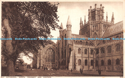 R318949 Ely Kathedrale Nord Transpet und Laterne Photochrom