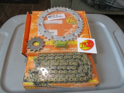 VAZ Yamaha High Performance O-Ring Chain & Sprocket Kit YFM660 RAPTOR ATV Y04253