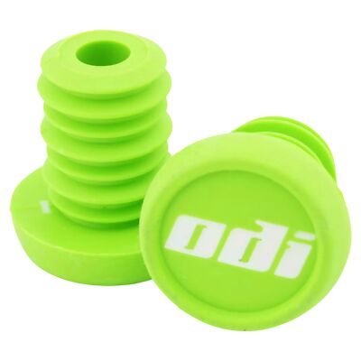 ODI Bar End Plug in Plugs BMX Stunt-Scooter Lenker Stopfen (1 Paar) Grün