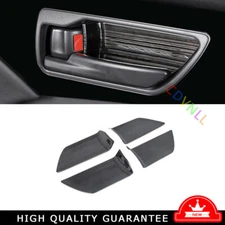 Car Inner Door Bowl Cover Trim 4* Fit For Toyota Highlander 20-22 Black Titanium