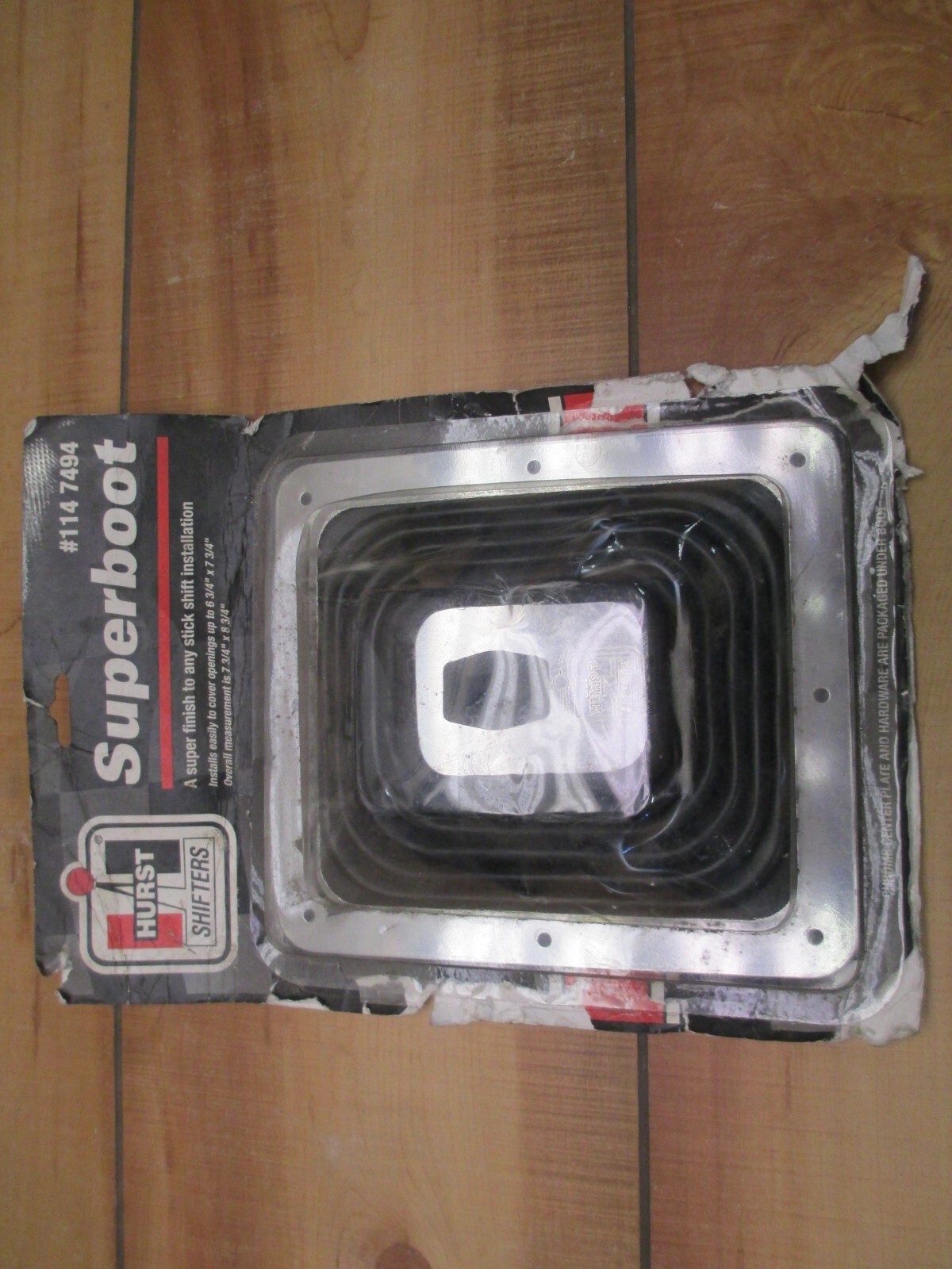 HURST Large Shifter Boot 73/4" x 83/4" Superboot 1147494 Rubber