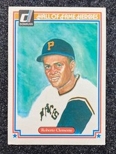 1983 Donruss Hall of Fame Heroes Clemente/Boudreau/Kiner/Lemon/Irvin/Greenberg