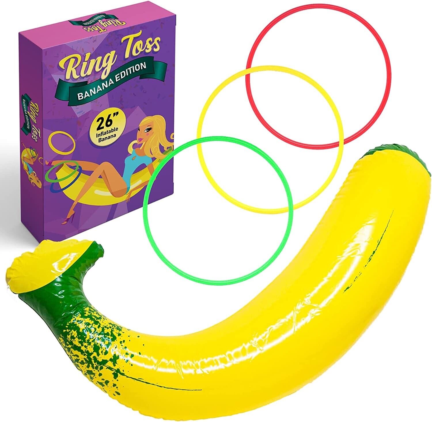 Inflatable Banana Ring Toss Game