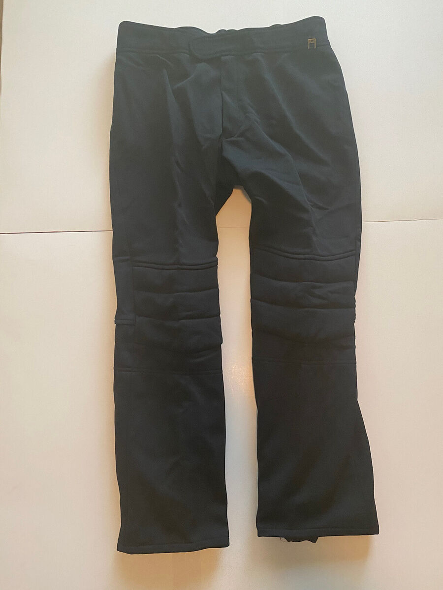 Vintage Roffe Mens Black Padded Ski Pants 34 Regular Made In The USA Wool  Blend