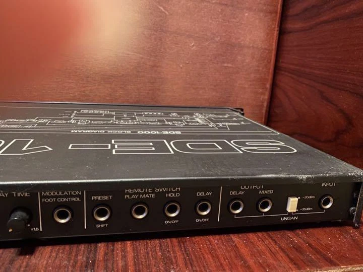 Roland sde-1000 Rack Effects Digital Delay Used from japan electric guitar music - Image 3 of 4