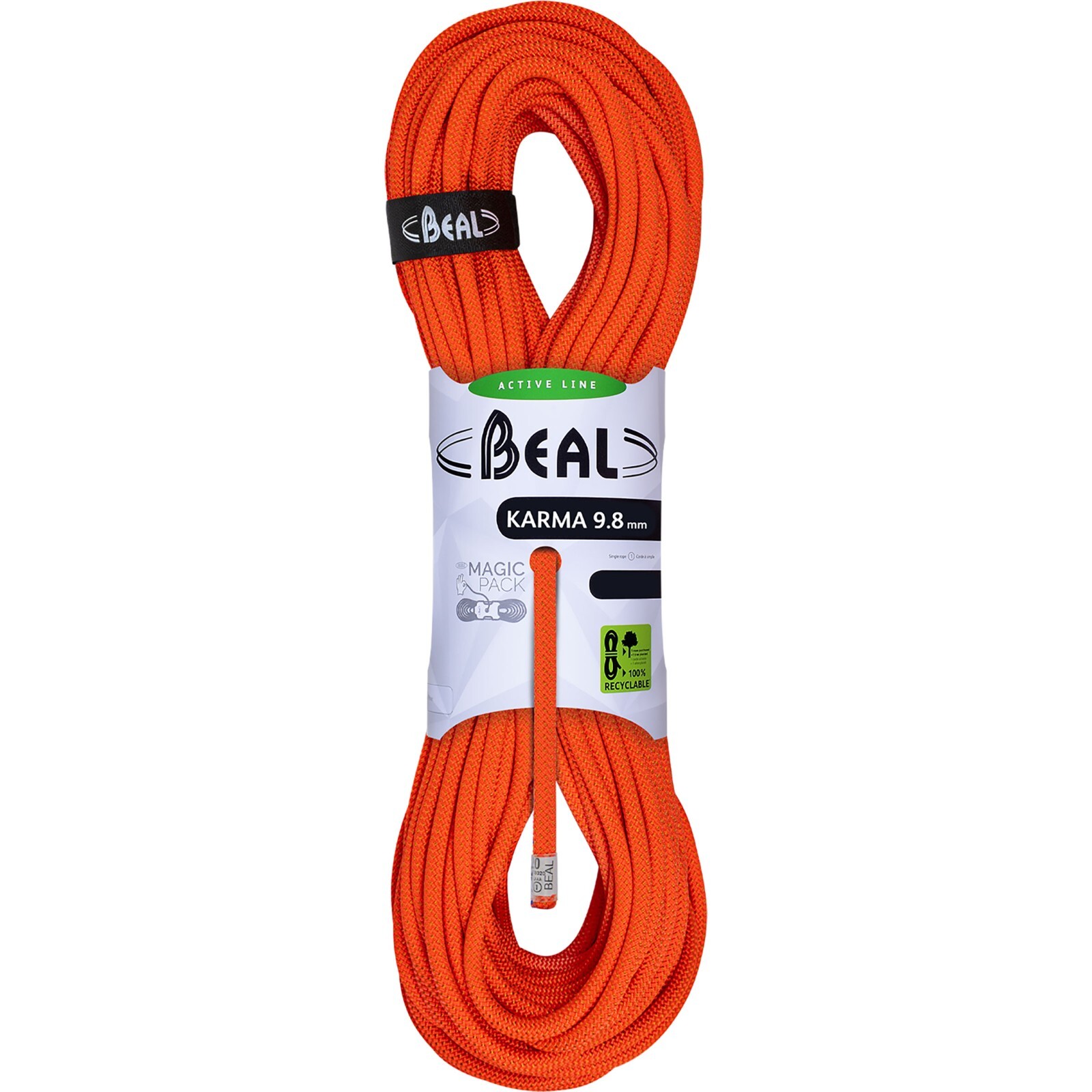 Cuerda de escalada Beal Karma 9,8 mm naranja 60 m - NUEVA, EMBALAJE ORIGINAL