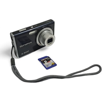 Olympus X-940 14MP Digital Camera with 2GB SD Card - Excellent