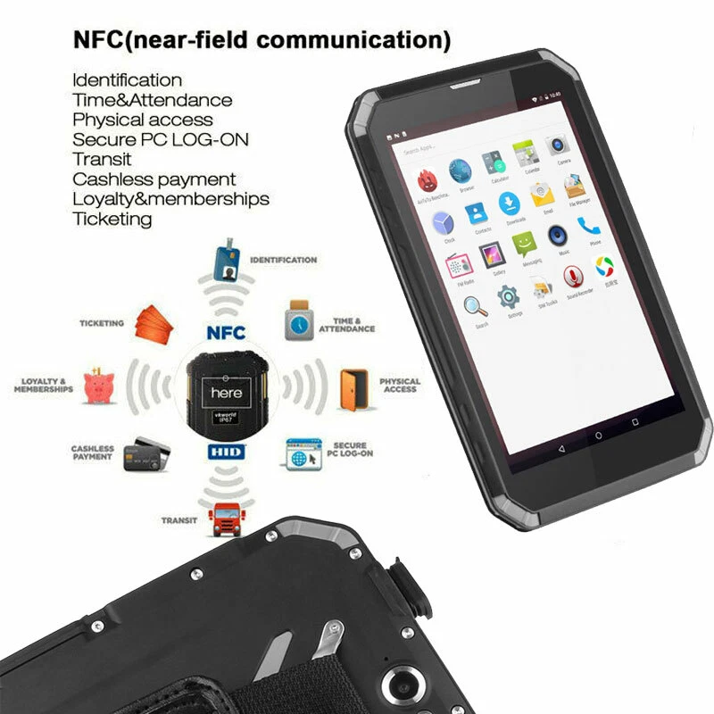 8" Unlocked Android 4G LTE Rugged Smartphone Phone Tablet Mobile NFC Waterproof - Image 4 of 4