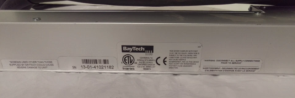 Liebert baytech iiii Modular Distributed Power (MDP) 3-phase 208V 24A - Image 3 of 4