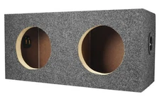 Rockville RD65 Dual Sealed 6.5" MDF Subwoofer Box Enclosure 0.60 cu ft. Per Sub