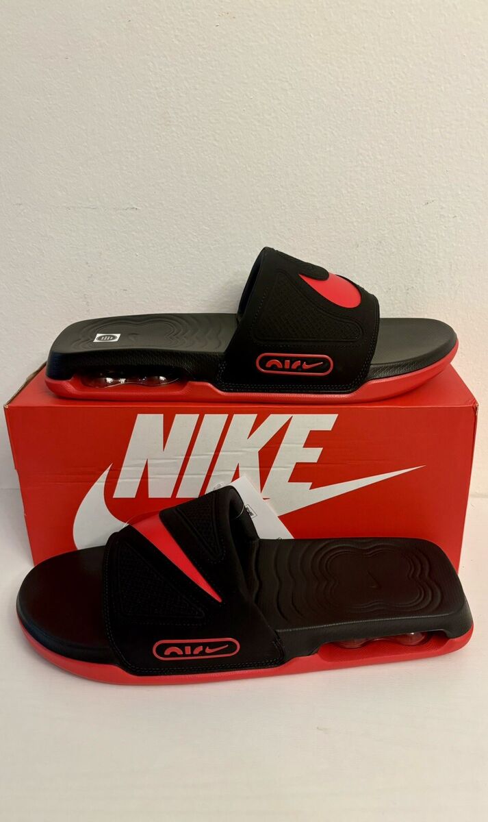 NEW - Nike Air Max Cirro Slides - Red/Black - Size 13 -SHIPS NEW - Nike Air Max Cirro Slides - Red/Black - Size 13 -SHIPS