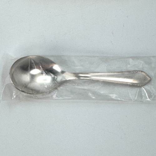 Rogers Baby Spoon Silver Plated 4.25" VTG NEW Original Pkg Sealed Plastic - Picture 3 of 7