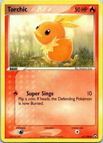 Torchic 67/108 Power Keepers Common Light Play LP Pokemon DNA GAMES