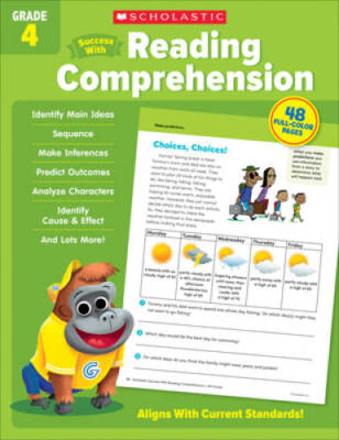 Scholastic Success with Reading Comprehension Grade 4 - Paperback - VERY GOOD