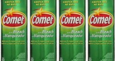 Comet Cleaner with Bleach Powder 21-Ounces  Scratch-Free  Pack of 4-Unit