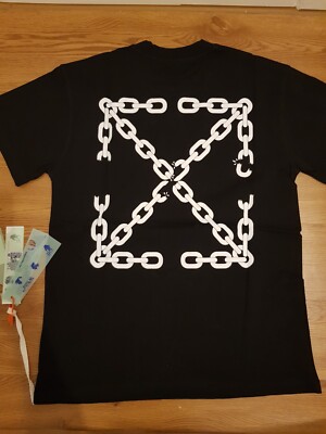 Off-White Chain Arrows-print T-shirt Black | eBay
