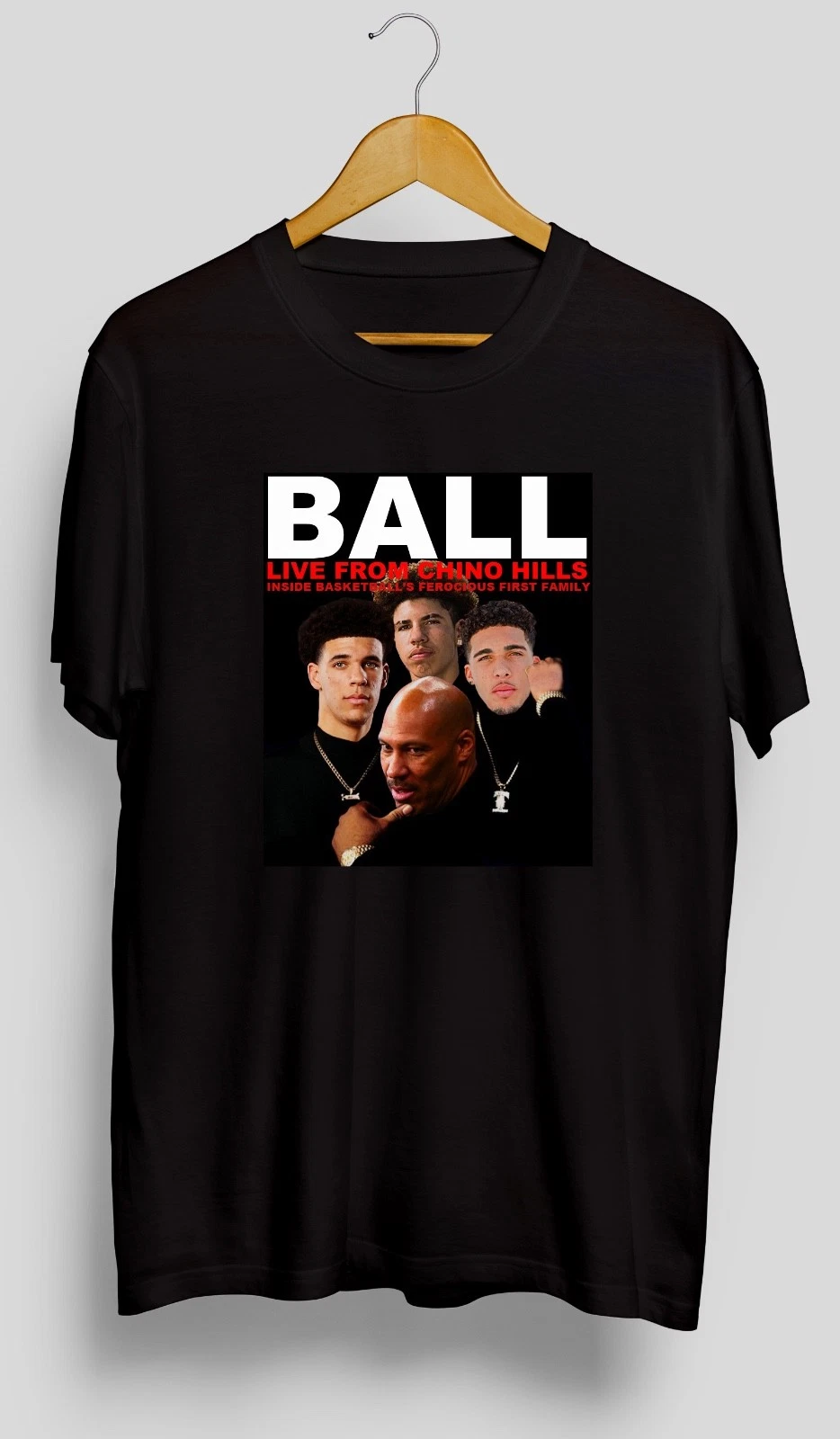 Lonzo Ball/Liangelo Ball /Lamelo Ball /Lavar Ball/Death Row T-Shirt