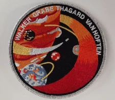 RARE: Cancelled Space Shuttle Mission STS-61G crew patch - 1986