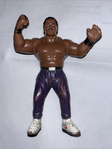 [Vintage 1990] WCW Butch Reed Wrestling Figurine �...