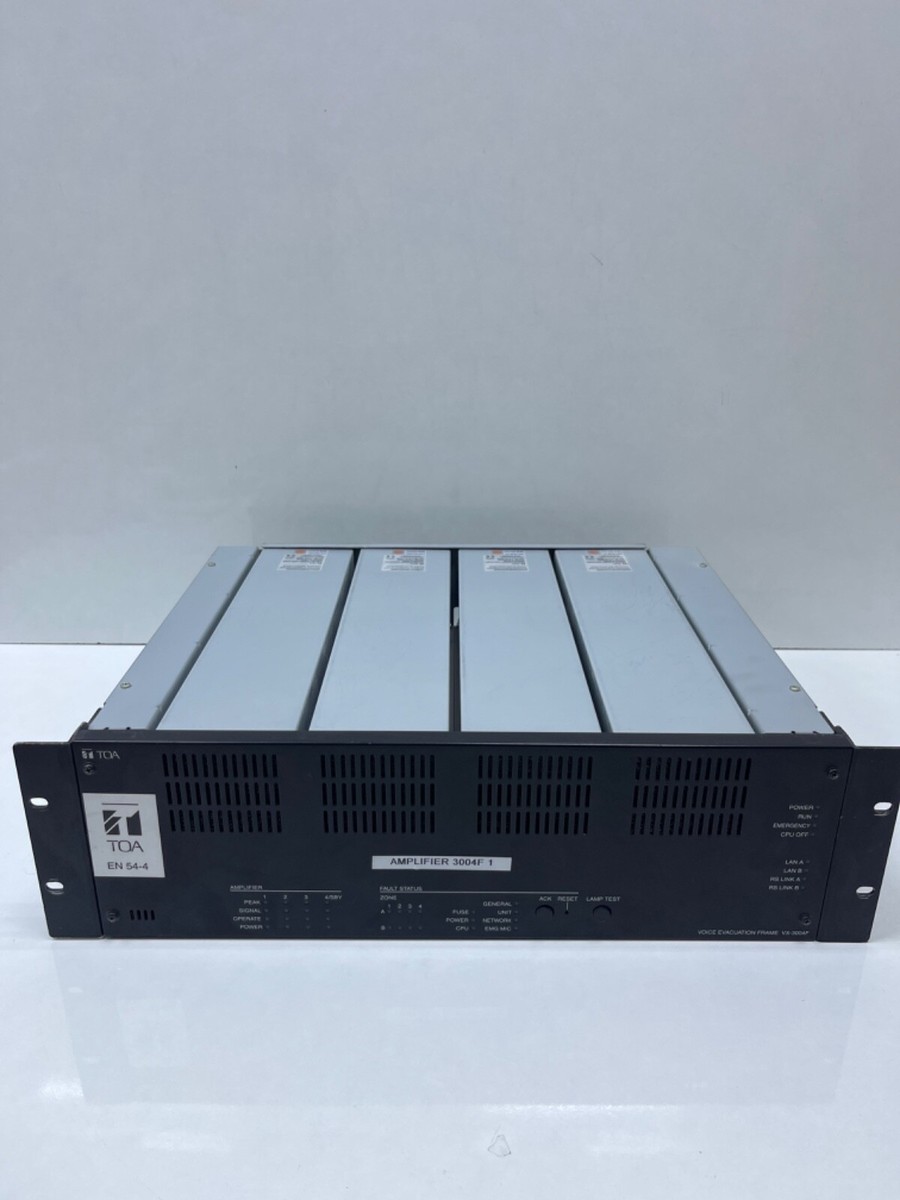 TOA VOICE EVACUATION FRAME VX-3004F | eBay