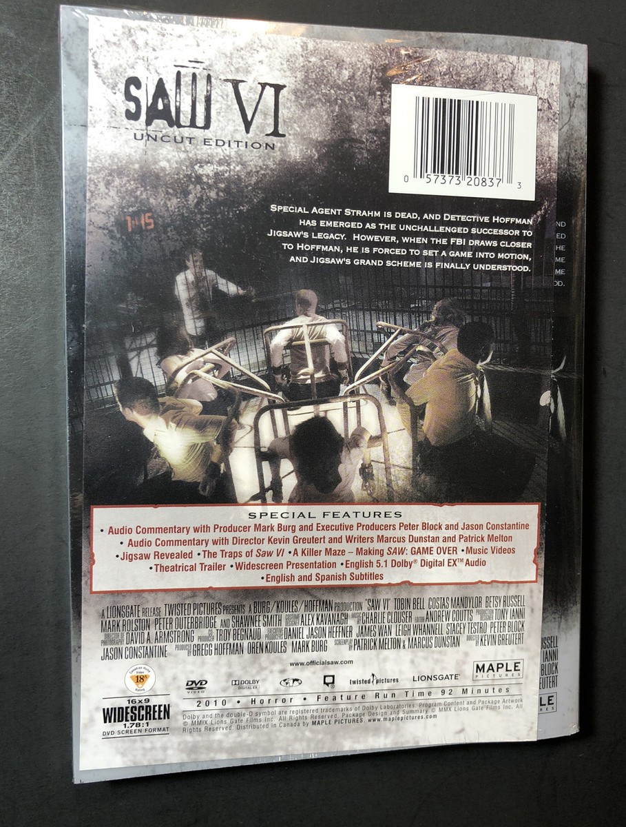 (未使用･未開封品)　ソウ6  [DVD] tu1jdyt Saw VI [ Widescreen Uncut Edition ] (DVD) NEW | eBay