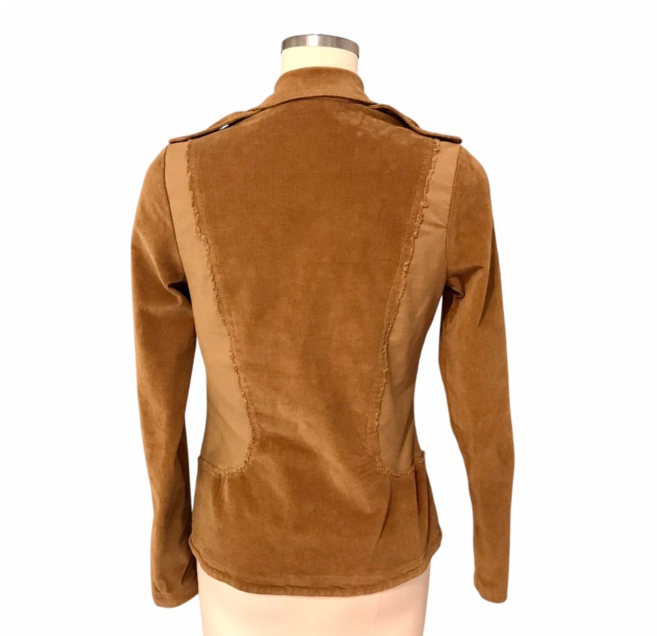 Chaqueta de Pana De Colección XCVI Wearables Frente a Presión Safari Militar Retro Para Mujer Talla S” Foto 4 de 4