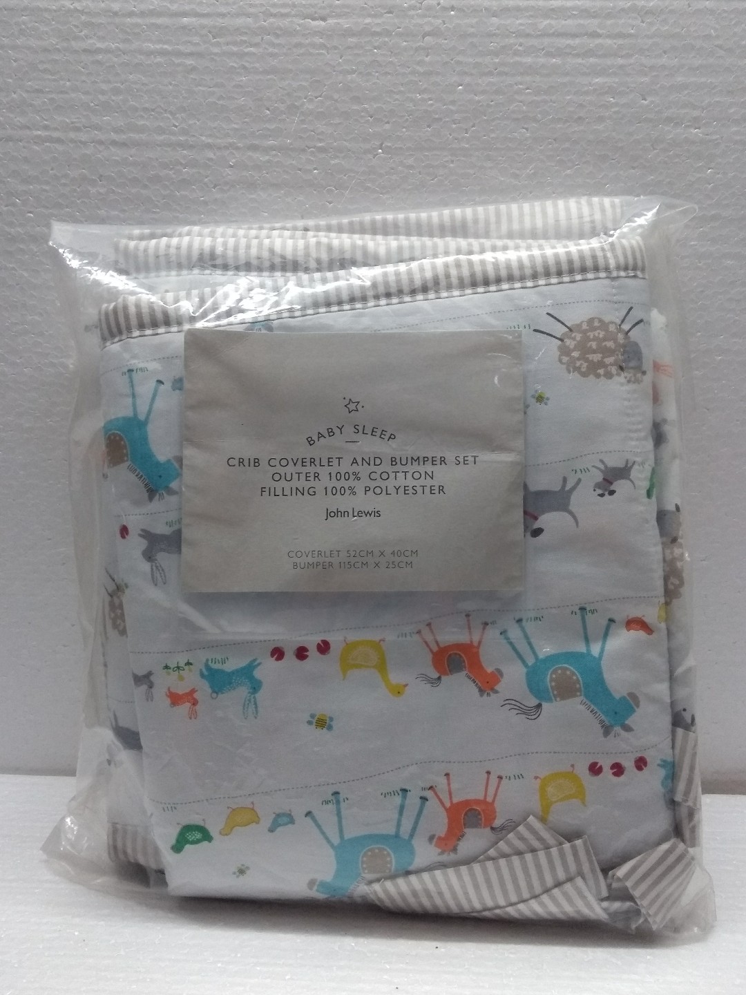 john lewis cot bumper