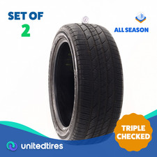 Set Of 2 Used 28545r22 Bridgestone Dueler Lx 114h - 7.532 Set Of 2 Used 28545r22 Bridgestone Dueler Lx 114h - 7.532