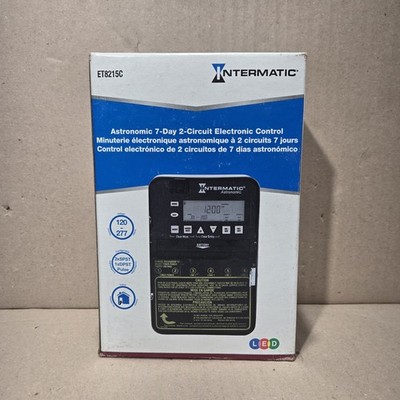 INTERMATIC Et8015C Electronic Timer, Astro 7 Days, Spst