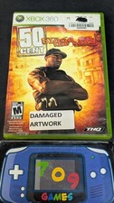 50 Cent: Blood on the Sand Microsoft Xbox 360, 2009 Damaged Artwork