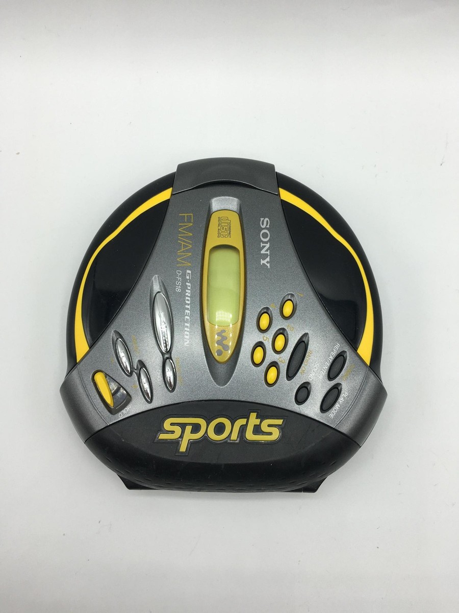 【レア】Sony Sports ポータブルCDプレイヤー Boxed Sony Sports Walkman Portable CD Player (D-FS18/YM) | eBay
