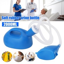 2000ml Urine Bottle Soft Rubber Unisex Large Capacity Long Hose