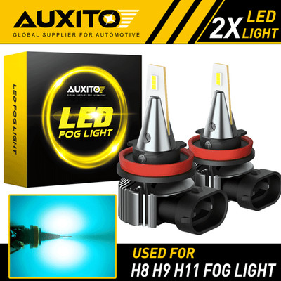 Ice Blue LED Fog Lights Bulb Foglights H11 H8 for Audi BMW Mercedez VW 8000K EOA