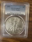 2002 $1 American Silver Eagle MS67 PCGS