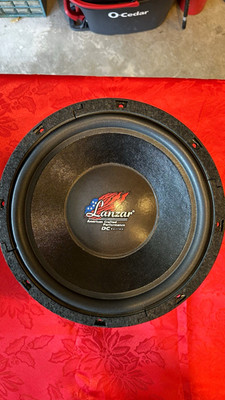 Lanzar DC12 12in Car Subwoofer Non-Enclosed Non-Powered Single Voice Coil