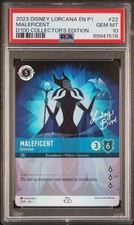 2023 DISNEY LORCANA EN P1-PROMO 22 MALEFICENT - UNINVITED PSA 10