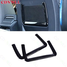 For LR Discovery Sport 15-19 Bright Black Seat Back Net Pocket Frame Strip Trim