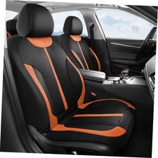 Seat Covers, Car Seat Covers Front Seat, Black Brown Seat Covers for Cars 2