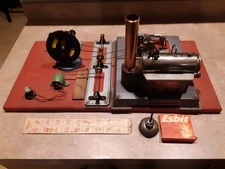 1980s Wilesco Demo Board with Misc. Attachments ... Untested