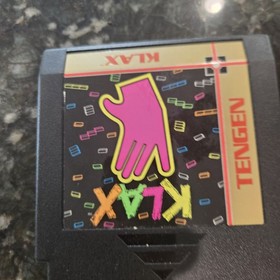 Tengen Klax Nintendo NES Game Cartridge NTSC E Sleeve Manual