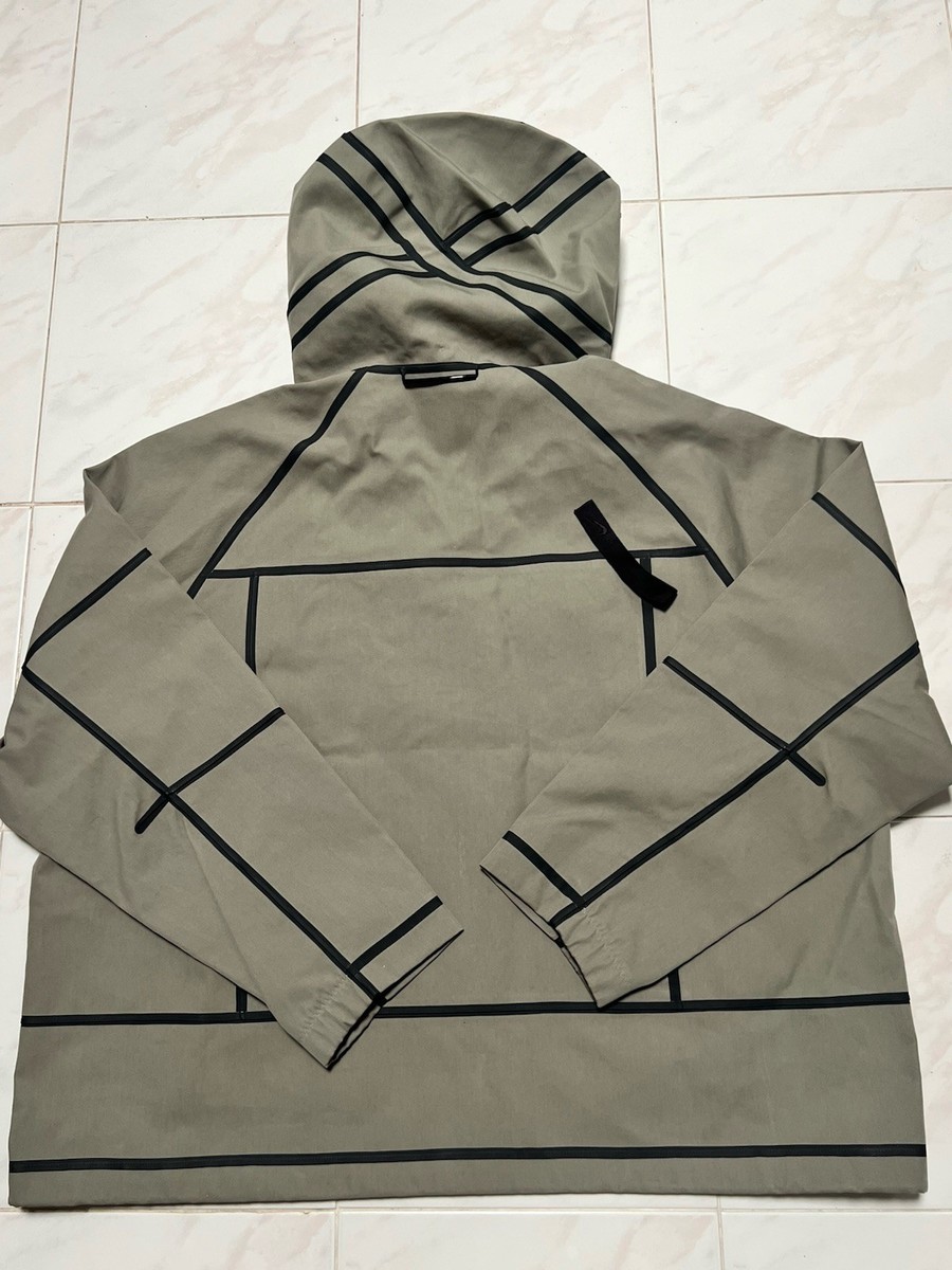 $395 Men XL Nike Tech Storm-FIT Hooded Rain Jacket Light Army