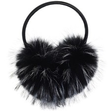 Dufnfn Women's Faux Fur Ear Muffs For Winter Women - Warm Faux Fur Fuzzy Ear ...
