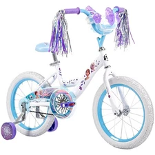HUFFY FROZEN 16 KIDS' BIKE IN WHITE: PERFECT FOR YOUR LITTLE ONES - WHITE