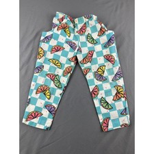 Vintage Buster Brown Girls Pants Size 3T Citrus Fruit Gingham Elastic Waist Vintage Buster Brown Girls Pants Size 3T Citrus Fruit Gingham Elastic Waist - Image 1