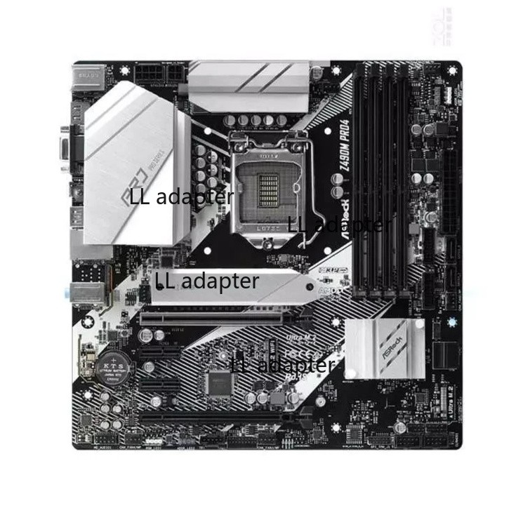 ASRock Z490M Pro4 LGA 1200 Intel Z490 SATA 6Gb/s Micro ATX Intel Motherboard