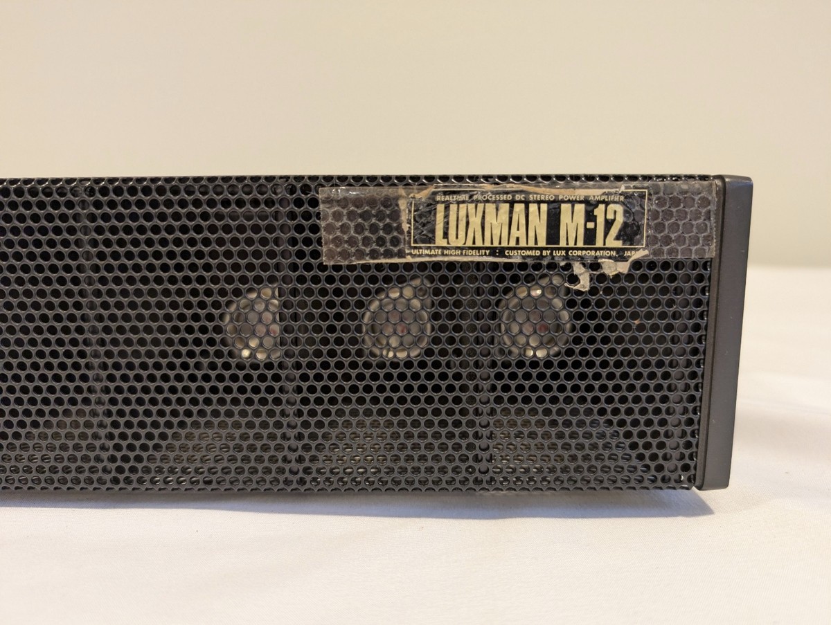LUXMAN M-12 Vintage Stereo Power Amplifier 80W+80W *** IN BOX